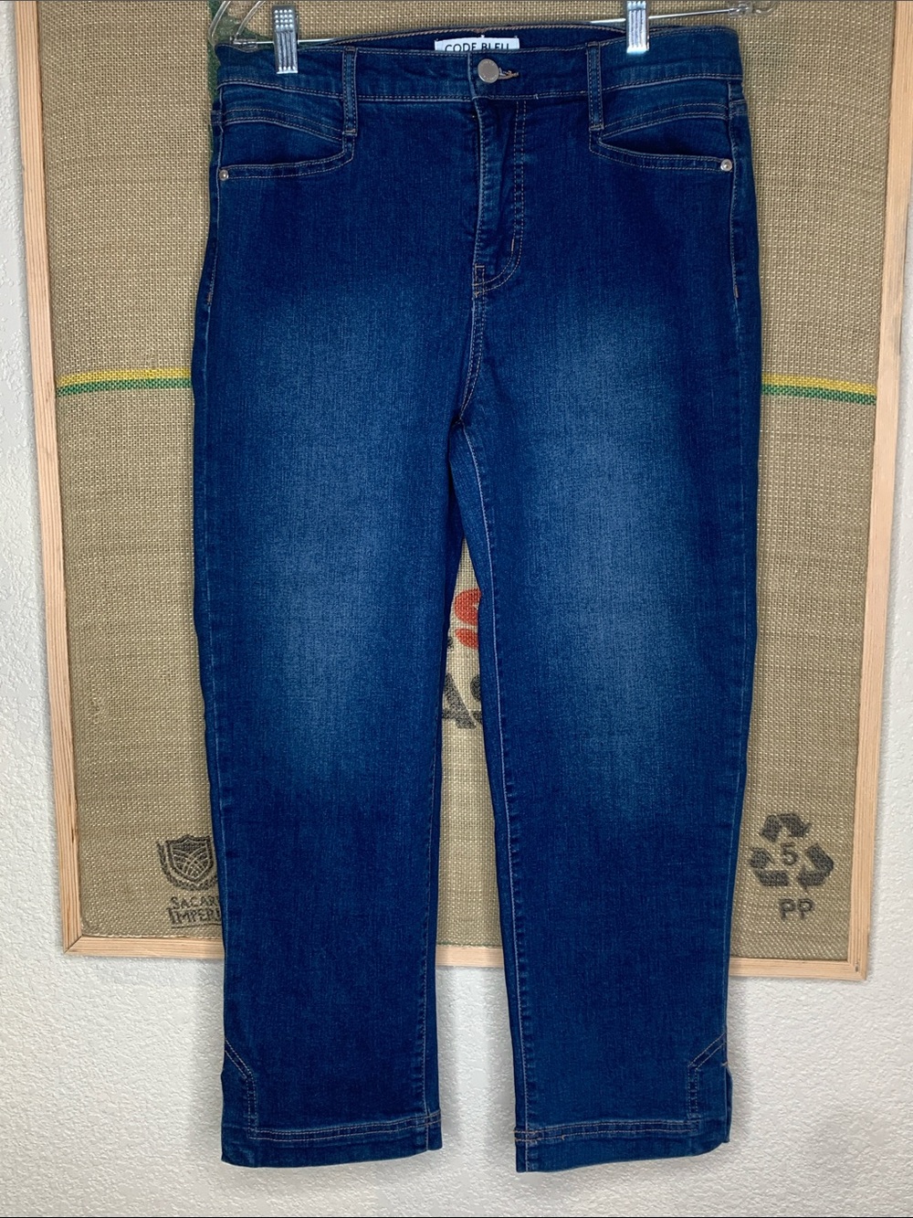Code Bleu Ladies Capris Deep Blue, with Power Pockets